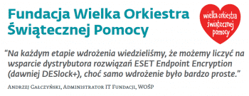 Eset Endpoint Encryption w WOŚP