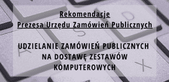 rekomendacje dotyczące zamówień publicznych